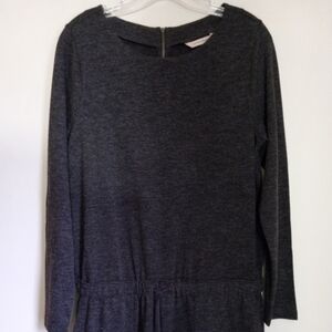 Soft Surroundings charcoal grey long sleeve jumper women's size medium
